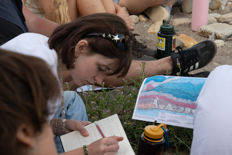 Quasar taking field notes