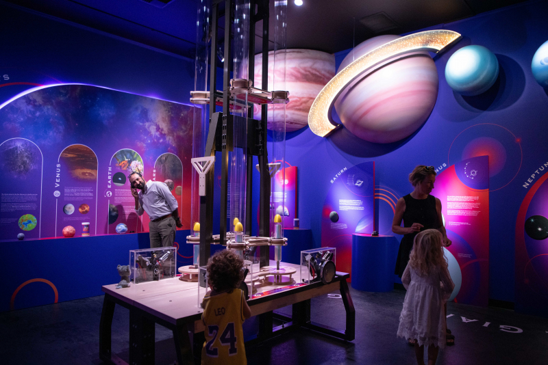 Visitors exploring Space Science