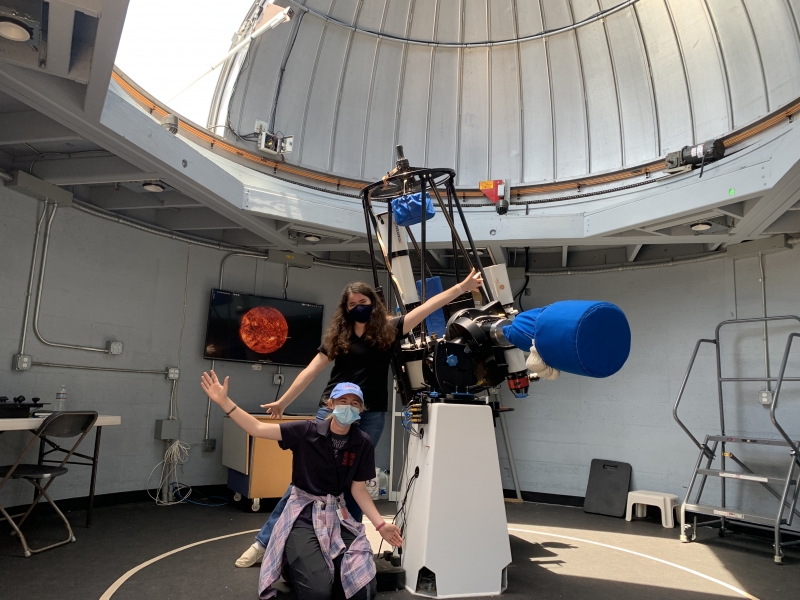 Teen programs Quasars to Sea Stars exploring the Palmer Observatory 