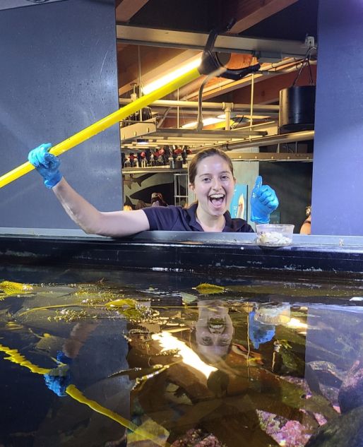 "The knowledge and skills I’ve gained have many applications, and I’ve gotten to work with awesome people who keep me passionate about marine life!" - Volunteer Cecily